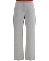 Gucci - Gray Cotton Casual Pants - Lyst