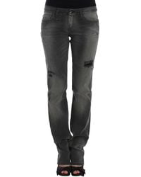 CoSTUME NATIONAL - Straight Leg Jeans Gray Sig12557 - Lyst