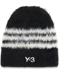 Y-3 - Black Recycled Polyamide Beanie - Uni - Lyst