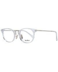 Max Mara - White Plastic Glasses (frames) - Lyst