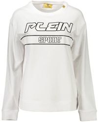 Philipp Plein - Chic Contrast Detail Long Sleeve Sweatshirt - Lyst