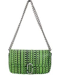Marc Jacobs - Neon The Monogram Leather J Mini Shoulder Bag Crossbody - Lyst