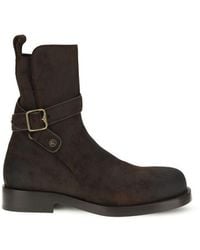 Burberry - Ledger Jodphur Leather Boots - Lyst