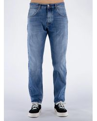 Don The Fuller - Blue Cotton Jeans & Pant - Lyst