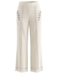 Trussardi - White Cotton 's Pants - Lyst