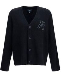 Represent - Black Alpaca Vicugna Pacos Cardigan - Lyst