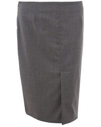 Lardini - Wool Skirt - Lyst