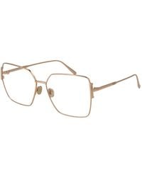 Tod's - Gold Metal Glasses (frames) - Lyst