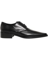 Dolce & Gabbana - Black Leather Lace Up Derby Dress Shoes - Lyst