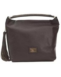 Pompei Donatella - Brown Leather Shoulder Bag - Lyst