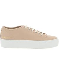 Common Projects - Leather Tournat Low Super Sneakers - Lyst