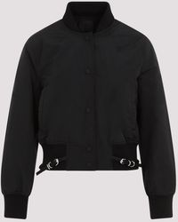 Givenchy - Black Long Sleeve With Attached Belt Blouson - Lyst