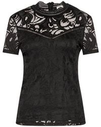 VILA CLOTHES - Polyamide T-Shirt - Lyst