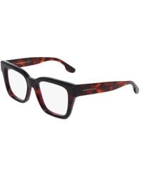 Victoria Beckham - Brown Plastic Glasses (frames) - Lyst