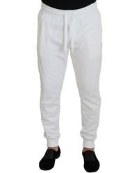 Dolce & Gabbana - Elegant Cotton Sweatpants - Lyst