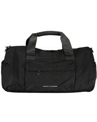 Tommy Hilfiger - Polyester Handbag With Adjustable Strap And Top Zip Closure - Lyst