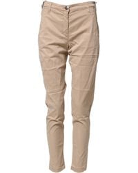 Jacob Cohen - Lyocell Skinny High Waist Chino Casual Pants - Lyst