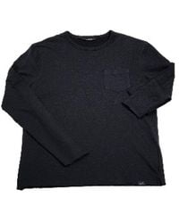 Gas - Black Cotton Long Sleeve T - Lyst
