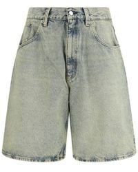 sunflower - Blue Cotton Bermuda Shorts - Lyst
