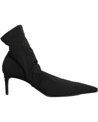 Dolce & Gabbana - Stretch Socks Heels Ankle Boots Shoes Elastane Nylon Viscose - Lyst