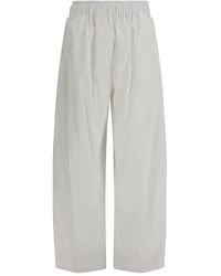 THE LATEST - White Lyocell Casual Pants - Lyst