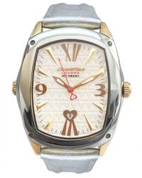 Chronotech - Gold Leather Watch - Lyst