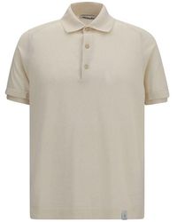 Premiata - Beige Cotton Polo Shirt - Lyst