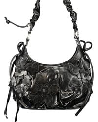 Desigual - Nero Polyurethane 's Bag With Adjustable Strap - Lyst
