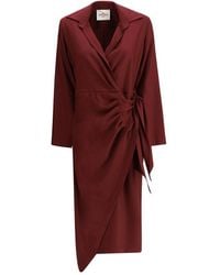 Crida Milano - Como Dress In Crêpe De Chine - Lyst