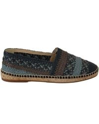 Dolce & Gabbana - Elegant Woven Leather Espadrilles - Lyst