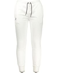 K-Way - White Cotton Pant - L - Lyst