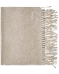 Max Mara - Beige Cashmere Scarf - Lyst