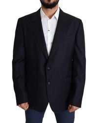 Dolce & Gabbana - Wool Single Breasted Napoli Blazer - Lyst