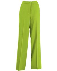 Pinko - Green Polyester Jeans & Pant - Lyst