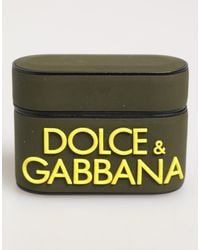 Dolce & Gabbana - Rubber Logo Embossed Accessory Airpods Case - Lyst