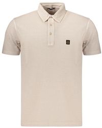 Refrigiwear - Beige Cotton Men's Polo Shirt - Lyst