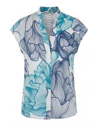 Malo - Blue Cotton Shirt - Lyst
