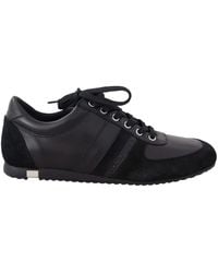 Dolce & Gabbana - Logo Leather Casual Sneakers Shoes - Lyst