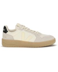 Veja - Beige Calf Leather Bos Taurus Low Top Sneakers - Lyst