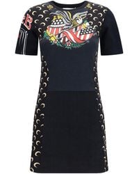 Marine Serre - Cotton Casual Dress - Lyst