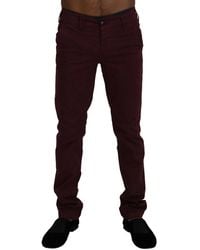 CYCLE - Skinny Fit Cotton Pants - Lyst