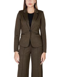 Ichi - Green Polyester Suits & Blazer - Lyst