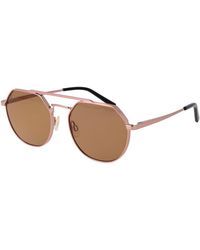 Serengeti - Rose Gold Metal Sunglasses - Lyst