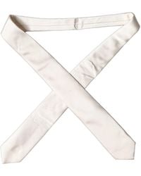 Dolce & Gabbana - Satin Silk Adjustable Tied Necktie Tie - Lyst