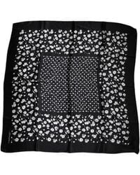 Dolce & Gabbana - Silk Floral-Print Square Scarf - Lyst