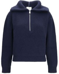 Malo - Blue Cashmere Sweater - Lyst