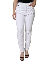 Dolce & Gabbana - Cotton Stretch Audrey Skinny Jeans - Lyst