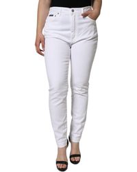 Dolce & Gabbana - Cotton Stretch Audrey Skinny Jeans - Lyst
