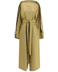 Petar Petrov - Beige Lyocell Trench Coat - Lyst