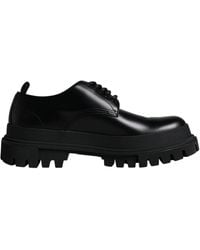 Dolce & Gabbana - Leather Derby Shoes - Lyst